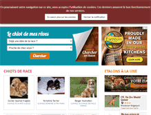 Tablet Screenshot of chiens-de-france.com